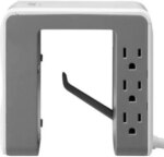 APC Desk Mount Power Station, 6 Outlet U-Shaped Surge Protector, 1080 Joule of Surge Protection with 4 USB A Charging Ports (PE6U4W) - Pappy Mall