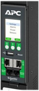 APC NetShelter Rack PDU Advanced, Metered, 3Phase, 8.6kW, 208V 30A APDU10351ME - Pappy Mall