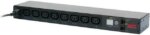 APC Rack PDU, Switched, 1U, 12A/208V, 10A/230V, (8)C13 - Pappy Mall