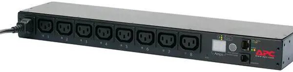 APC Rack PDU, Switched, 1U, 12A/208V, 10A/230V, (8)C13 - Pappy Mall
