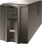 APC SMT1000C Smart-UPS, Line Interactive, 1000VA, Tower, 120V, 8x NEMA 5-15R outlets, SmartConnect Port+SmartSlot, AVR, LCD - Pappy Mall