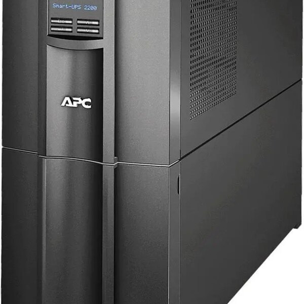 APC SMT2200C Smart-UPS, Line Interactive, 2200VA, Tower, 120V, 8x NEMA 5-15R+2x NEMA 5-20R outlets, SmartConnect Port+SmartSlot, AVR, LCD-2U Tower-3 - Pappy Mall