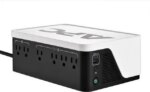 APC UPS Battery Backup, 500VA Backup Battery with 4 Outlets, Type C USB Charging , BE500G3 Back-UPS - Pappy Mall