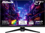 ASRock Phantom Gaming Monitor 27" 180 Hz IPS FHD FreeSync (AMD Adaptive Sync) 123% sRGB / 94% DCI-P3 PG27FFT1A - Pappy Mall