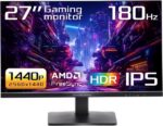 ASRock Phantom Gaming Monitor 27" 180 Hz IPS QHD FreeSync (AMD Adaptive Sync) 99% sRGB / 90% DCI-P3 PG27QFT1B - Pappy Mall