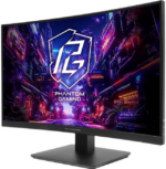 ASRock Phantom Gaming Monitor 27" 180 Hz VA QHD FreeSync (AMD Adaptive Sync) 95% DCI-P3 / 132% sRGB PG27QRT1B - Pappy Mall