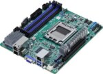 ASRock Rack AM5D4ID-2T/BCM Deep mini-ITX Server Motherboard AMD Ryzen 7000 AM5 (LGA 1718) KNOLL3 X300 Dual 10G LAN - Newegg.com - Pappy Mall