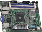 AsRock Rack B550D4ID-2L2T Deep mini-ITX Server Motherboard AMD Ryzen 5000 Series AM4 (PGA 1331) B550 Dual 1GbE+10GbE - Pappy Mall