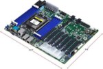 Asrock Rack ROMED8-2T ATX Server Motherboard AMD EPYC 7003 (with AMD 3D V-Cache Technology)/7002 series processors SP3 (LGA 4094) Dual 10GbE - Pappy Mall