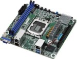 ASRock Rack Server Motherboard EC266D2I Mini-ITX 2x 1GLan Single Socket V1 (LGA 1700) Intel Xeon E-2400 series - Pappy Mall