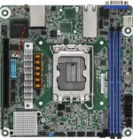 ASRock Rack Server Motherboard EC266D2I Mini-ITX 2x 1GLan Single Socket V1 (LGA 1700) Intel Xeon E-2400 series - Pappy Mall