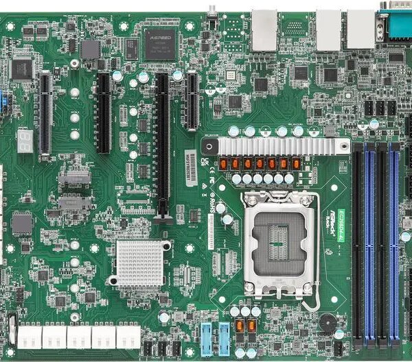 ASRock Rack Server Motherboard EC266D4-4L ATX 4x 1GLan Single Socket V1 (LGA 1700) Intel Xeon E-2400 series - Pappy Mall