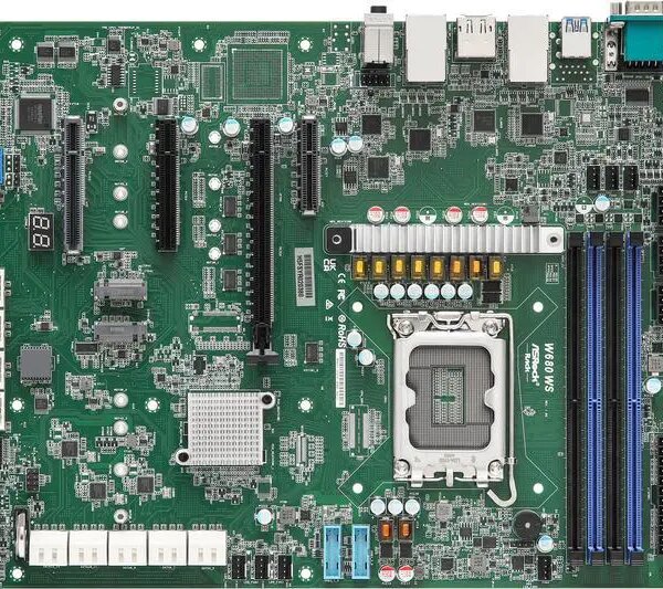 ASRock Rack W680 WS ATX Workstation Motherboard, Intel Core 14th Gen, 13th & 12th Gen Intel Core Series Processors - Pappy Mall