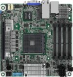 AsRock Rack X570D4I-2T Mini-ITX Server Motherboard AM4 PGA 1331 X570 AMD Ryzen 3rd Generation Series Processors - Pappy Mall