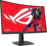 ASUS 32" 180 Hz Fast VA QHD Gaming Monitor 1ms (GTG) Curved ROG Strix XG32WCS - Pappy Mall