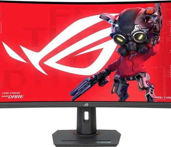 ASUS 32" 180 Hz Fast VA QHD Gaming Monitor 1ms (GTG) Curved ROG Strix XG32WCS - Pappy Mall