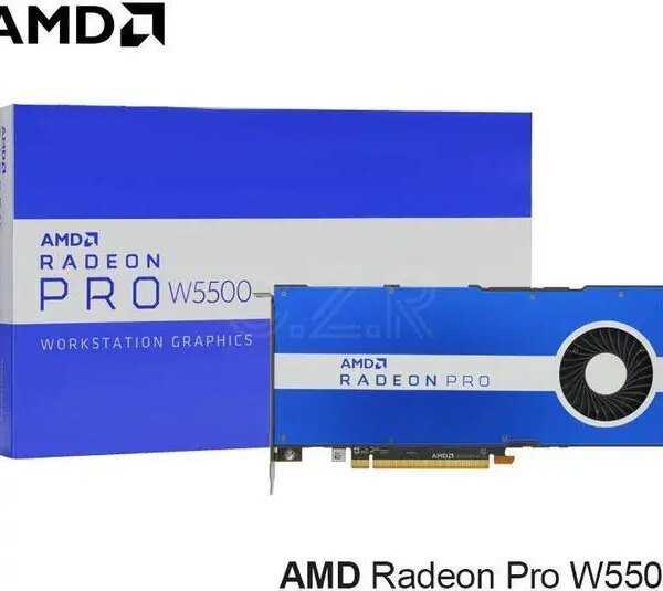 ASUS AMD Radeon Pro W5500 Video Card, 8GB GDDR6 128-bit,100-506095 PCI Express 4.0 x16 Workstation Graphics Card - Pappy Mall
