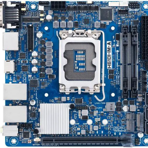 ASUS Mini-ITX, LGA1700 socket for the 14th/ 13th/ 12th Gen CPU, H610 chipset, 2*SO-DIMM. 1*PCIe x16, 1*DP, 2*HDMI, 1*LVDS, 2*M.2 slot - Newegg.com - Pappy Mall