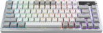 ASUS ROG Azoth 75 Wireless DIY Custom Gaming Keyboard, OLED display, Gasket-Mount, Three-Layer Dampening, Hot-Swappable Pre-lubed ROG NX Snow Linear - Pappy Mall