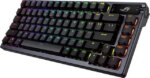 ASUS ROG Azoth 75 Wireless DIY Custom Gaming Keyboard - OLED display, Hot-Swappable Pre-lubed ROG NX Storm Switches & Keyboard Stabilizers, PBT - Pappy Mall