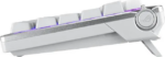 ASUS ROG Azoth 75 Wireless DIY Custom Gaming Keyboard, OLED display, Gasket-Mount, Three-Layer Dampening, Hot-Swappable Pre-lubed ROG NX Snow Linear - Pappy Mall