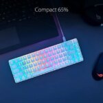 ASUS ROG Falchion Ace 65% RGB Compact Gaming Mechanical Keyboard, Lubed ROG NX Red Switches & Switch Stabilizers, Sound-Dampening Foam, PBT Keycaps, - Pappy Mall