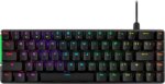 ASUS ROG Falchion Ace 65% RGB Compact Gaming Mechanical Keyboard, Lubed ROG NX Red Switches & Switch Stabilizers, Sound-Dampening Foam, PBT Keycaps, - Pappy Mall