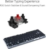ASUS ROG Falchion Ace 65% RGB Compact Gaming Mechanical Keyboard, Lubed ROG NX Red Switches & Switch Stabilizers, Sound-Dampening Foam, PBT Keycaps, - Pappy Mall