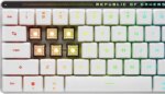 ASUS ROG Falchion RX Low Profile 65% compact wireless gaming keyboard with ROG RX low-profile optical switches, tri-mode connection with ROG SpeedNova - Pappy Mall