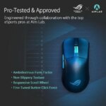 Asus ROG Harpe Ace Aim Lab Edition Gaming Mouse, 54 g Ultra-Lightwieght, Connectivity (2.4GHz RF, Bluetooth, Wired), 36K DPI Sensor, 5 Programmable - Pappy Mall