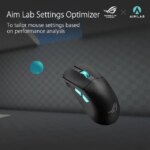 Asus ROG Harpe Ace Aim Lab Edition Gaming Mouse, 54 g Ultra-Lightwieght, Connectivity (2.4GHz RF, Bluetooth, Wired), 36K DPI Sensor, 5 Programmable - Pappy Mall