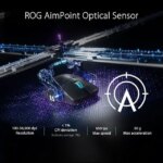 Asus ROG Harpe Ace Aim Lab Edition Gaming Mouse, 54 g Ultra-Lightwieght, Connectivity (2.4GHz RF, Bluetooth, Wired), 36K DPI Sensor, 5 Programmable - Pappy Mall