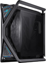 ASUS ROG Hyperion GR701 EATX full-tower computer case with semi-open structure, tool-free side panels, supports up to 2 x 420mm radiators, built-in - Pappy Mall
