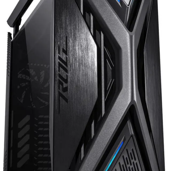 ASUS ROG Hyperion GR701 EATX full-tower computer case with semi-open structure, tool-free side panels, supports up to 2 x 420mm radiators, built-in - Pappy Mall