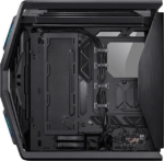 ASUS ROG Hyperion GR701 EATX full-tower computer case with semi-open structure, tool-free side panels, supports up to 2 x 420mm radiators, built-in - Pappy Mall