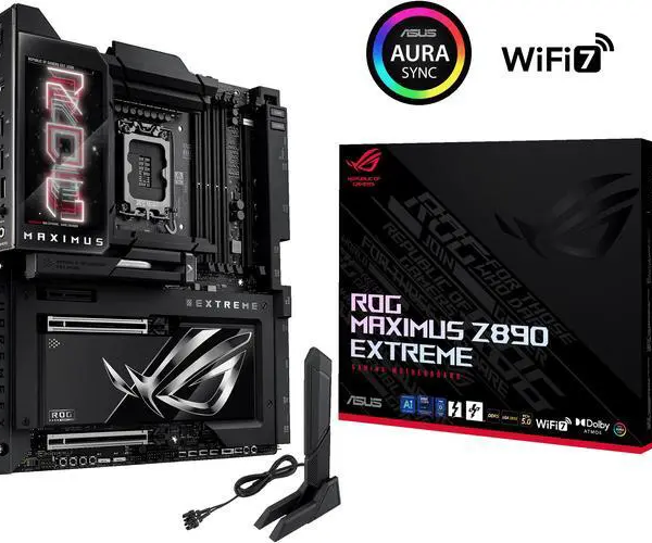 ASUS ROG MAXIMUS Z890 EXTREME Intel® Z890 LGA 1851 E-ATX motherboard, Advanced AI PC-ready, 24+2+1+2 stages, DDR5, WiFi7, 2.5G/10G LAN, PCIe® 5.0 M.2, - Pappy Mall