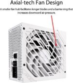 ASUS ROG-STRIX-850G-WHITE 850 W ATX12V Power Supply - Pappy Mall
