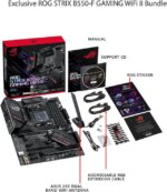 Asus ROG Strix B550-F Gaming WiFi II AMD AM4 (3rd Gen Ryzen) ATX Gaming Motherboard (PCIe 4.0,WiFi 6E, 2.5Gb LAN, BIOS Flashback, HDMI 2.1, - Pappy Mall