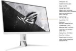 ASUS ROG Strix Gaming Monitor 27" 2560 x1440 1440P WQHD 2K Fast IPS, 170Hz Nvidia G-SYNC Compatible HDR400 White XG27AQ-W - Pappy Mall