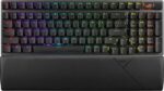 ASUS ROG Strix Scope II 96 Wireless Gaming Keyboard, Tri-Mode Connection, Dampening Foam & Switch-Dampening Pads, Hot-Swappable Pre-lubed ROG NX Snow - Pappy Mall