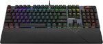 ASUS ROG Strix Scope II X 100% Gaming Keyboard, hot-swappable pre-lubed NX Snow V2 Mechanical switches, Multifunction Controls, PBT doubleshot - Pappy Mall