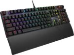ASUS ROG Strix Scope II X 100% Gaming Keyboard, hot-swappable pre-lubed NX Snow V2 Mechanical switches, Multifunction Controls, PBT doubleshot - Pappy Mall