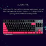 ASUS ROG Strix Scope TKL Electro Punk Mechanical Gaming Keyboard | Cherry MX Red Switches | 2X Wider Ctrl Key for Greater FPS Precision | Gaming - Pappy Mall