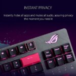 ASUS ROG Strix Scope TKL Electro Punk Mechanical Gaming Keyboard | Cherry MX Red Switches | 2X Wider Ctrl Key for Greater FPS Precision | Gaming - Pappy Mall