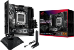 ASUS ROG STRIX X870-I GAMING WIFI AMD AM5 X870 Mini ITX mITX motherboard 10+2+1 power stages, Dynamic OC Switcher, Core Flex, DDR5 AEMP, WiFi 7, 2x - Pappy Mall