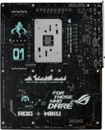 ASUS ROG STRIX X870E-H GAMING WIFI7 HATSUNE MIKU EDITION AMD X870E ATX motherboard, 16+2+1 power stages, Dynamic OC Switcher, Core Flex, DDR5, WiFi 7, 4x M.2, PCIe 5.0, dual......