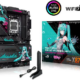 ASUS ROG STRIX X870E-H GAMING WIFI7 HATSUNE MIKU EDITION AMD X870E ATX motherboard, 16+2+1 power stages, Dynamic OC Switcher, Core Flex, DDR5, WiFi 7, 4x M.2, PCIe 5.0, dual......