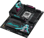 ASUS ROG STRIX X870E-H GAMING WIFI7 HATSUNE MIKU EDITION AMD X870E ATX motherboard, 16+2+1 power stages, Dynamic OC Switcher, Core Flex, DDR5, WiFi 7, 4x M.2, PCIe 5.0, dual......