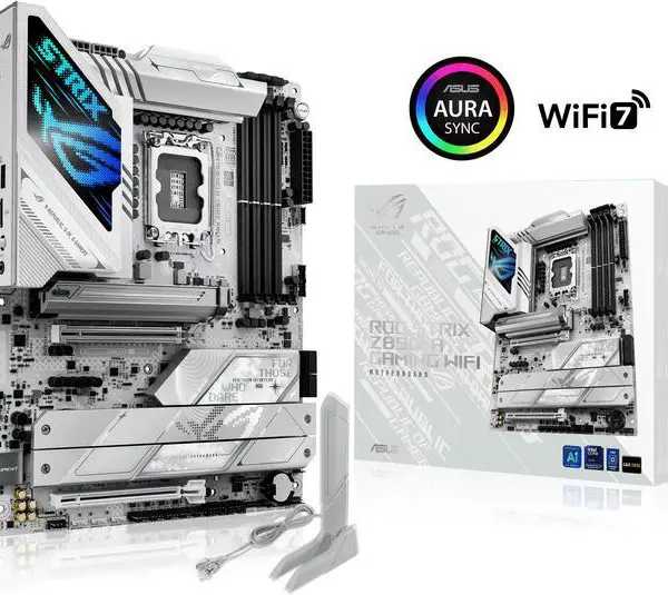 ASUS ROG STRIX Z890-A GAMING WIFI Z890 LGA 1851 ATX motherboard, Intel® Core™ Ultra Series 2 Ready, Advanced AI PC-ready, 16+2+1+2 stages, DDR5, WiFi - Pappy Mall