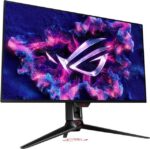 ASUS ROG Swift 32" 4K OLED Gaming Monitor (PG32UCDM) - UHD (3840 x 2160), QD-OLED, 240Hz, 0.03ms, G-SYNC Compatible, Custom Heatsink, Graphene Film, - Pappy Mall